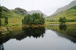 Lochan by Corryhully bothy, Glenfinnan estate