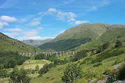 Glenfinnan Estate, showing the famous viaduct