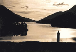 Bonnie Prince Charlie monument at the head of Loch Shiel